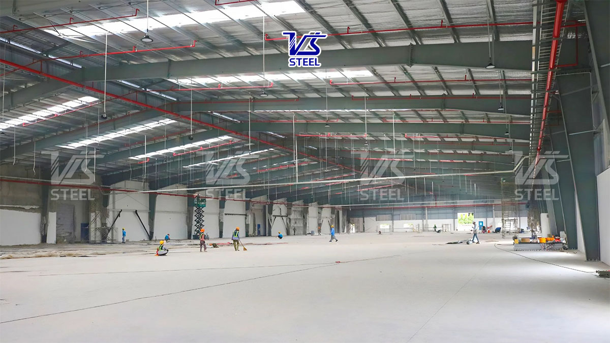 Tối ưu không gian sản xuất với nhà xưởng khẩu độ lớn